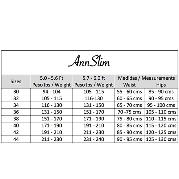 Ann Slim "The Original" Mid-Length Shapewear Size 44 - Picture 16 of 16